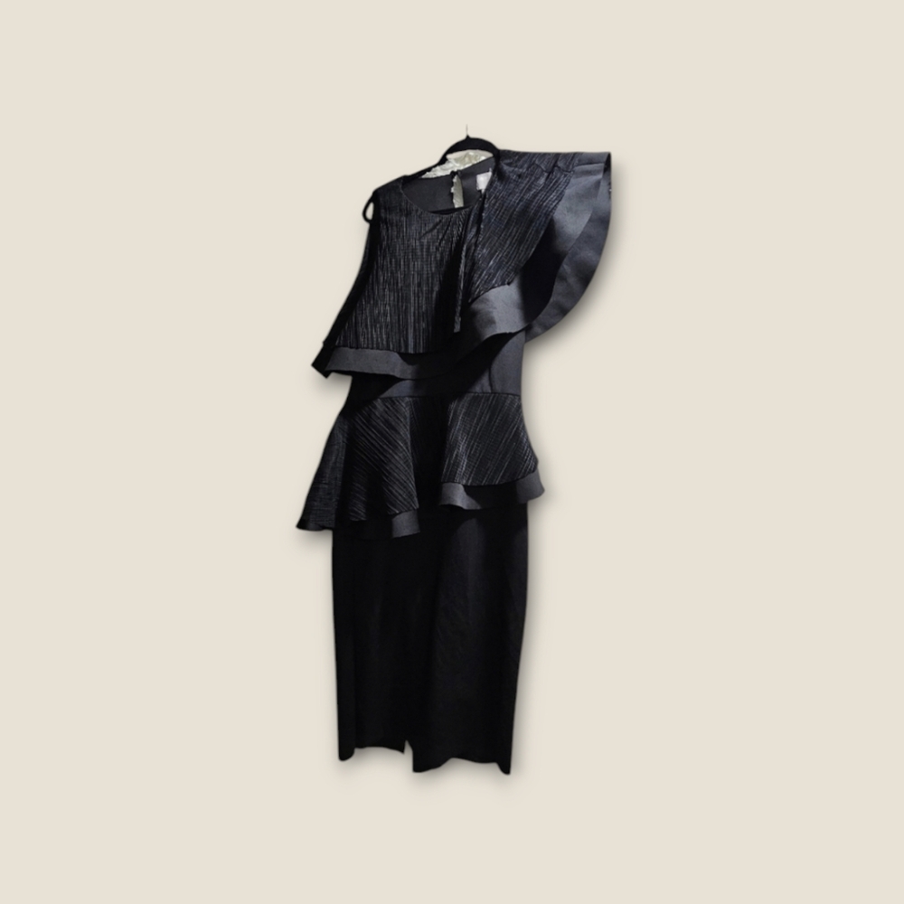 Black Bodycon Peplum Dress size 14w